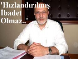 Teravih'in hızlısı olmaz..!